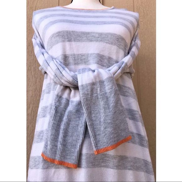 A NEW DAY🌞 Striped Long Sleeve Crewneck Pullover Sweater ~Size L - Picture 4 of 6